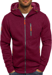 Mens Hoodies Sweatshirt Zip up Lightweight Jackets Jumper Sweater