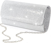 Clutch Bag Evening Bag Handbags Purse Handbag with Detachable Chain Strap for Wedding Cocktail Party Ladies