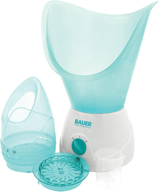 Bauer 38680 Facial Spa Face Steamer and Nasal Inhaler Set, Removes Blackheads & Opens Pores