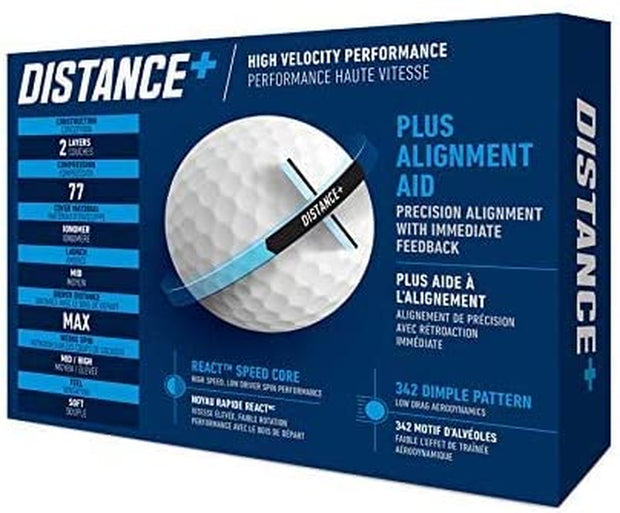 Distance+ Golf Balls 2021, White