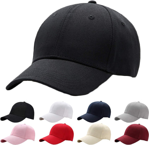 Baseball Cap for Men Women - 100% Cotton