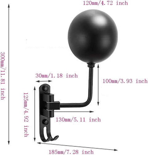 Motorcycle Accessories, Helmet Holder, Helmet Holder for Bike 180 Degree Rotation