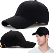 Plain Baseball Caps for Mens and Womens with Adjustable Buckle, Baseball Caps Mens Is a Sports Cap for Men'S Accessories, Black Cap for Men Can Use Running, Gym, Fashion, Office and Outdoor Mens Caps.