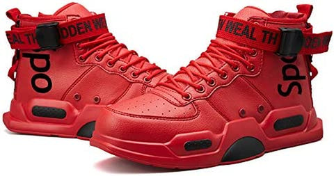 Fashion Mens Trainers High Tops Sneakers Basketball Walking Sports Athletic Tennis Running Shoes