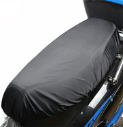 Universal Motorcycle Seat Cover, Oxford Cloth Waterproof Sun Protection Seat Cover Motorcycle Cushion Cover Elastic Seat Protection for Most Motorcycles,Black XXL