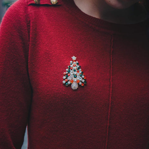 Christmas Tree Brooch