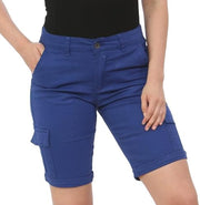 Women'S Cotton Combat Cargo Chino Shorts