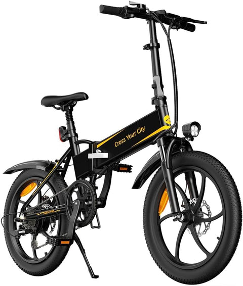 UK Next Working Day Delivery A20+ Folding Electric Bicycle Removable Battery Shimano 7 Speed Full Suspension