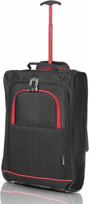 21"/55Cm Carry on Lightweight Travel Cabin Approved Trolley Bag with Wheels Suit Case Hand Luggage with 2 Year Warranty