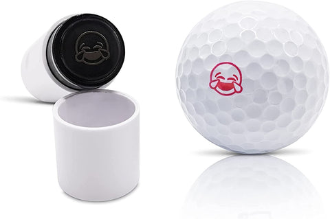 Golf Ball Stamp Marker Multiple Designs Faces, Emojis, Icons & More