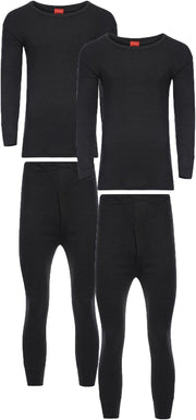 Heatwave® Pack of 2 Men'S Extreme Thermal Underwear Set, Long Sleeve Top & Long Johns Set, Winter Thermals