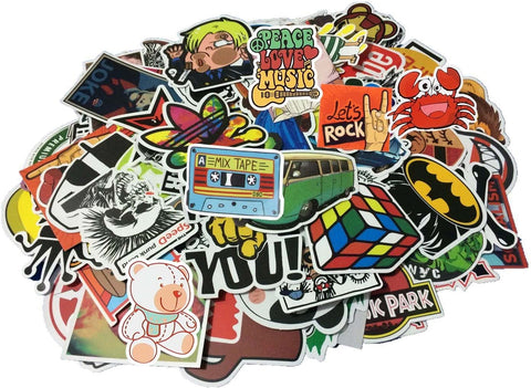 Cool Random Stickers Pack 55-500Pcs Laptop Stickers Bomb Vinyl Stickers Variety for Computer Skateboard Luggage Car Motorcycle Bike Decal for Teens Adults Kids