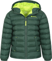 Seasons Padded Kids Jacket - Water Resistant & Lightweight Insulated Rain Coat for Boys & Girls - Great for Spring Summer, School or Travelling