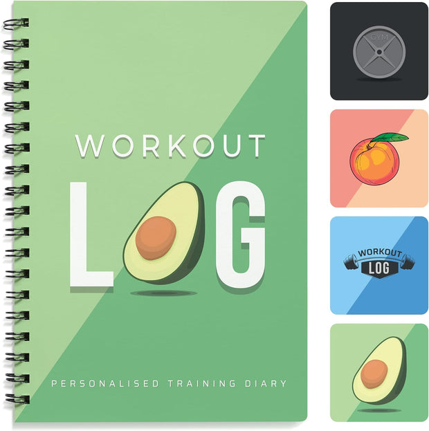 Workout Planner for Daily Fitness Tracking & Goals Setting (A5 Size, 6” X 8”, Charcoal Grey), Men & Women Home & Gym Training Diary by