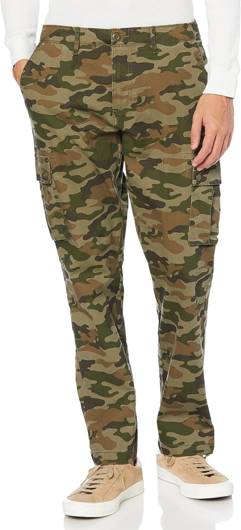 Men'S Slim-Fit Stretch Cargo Trouser