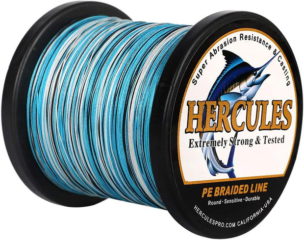 Braided Fishing Line 4 Strands 100M-2000M 6Lb-100Lb Super Strong PE Fishing Wire Multifilament Fishing Lines for Saltwater & Freshwater Fishing