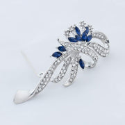 Created Crystal Fancy Vintage Style Brooch Pin for Women, Girls, Ladies