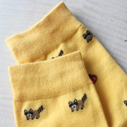 5 Pairs Women Socks Funny Cute Animal Ladies Socks Cat Dog Socks Gifts for Women, One Size