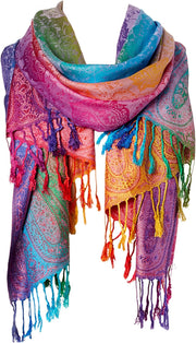 Fashion Women'S Silk Scarf Luxury Satin Shawl Wraps