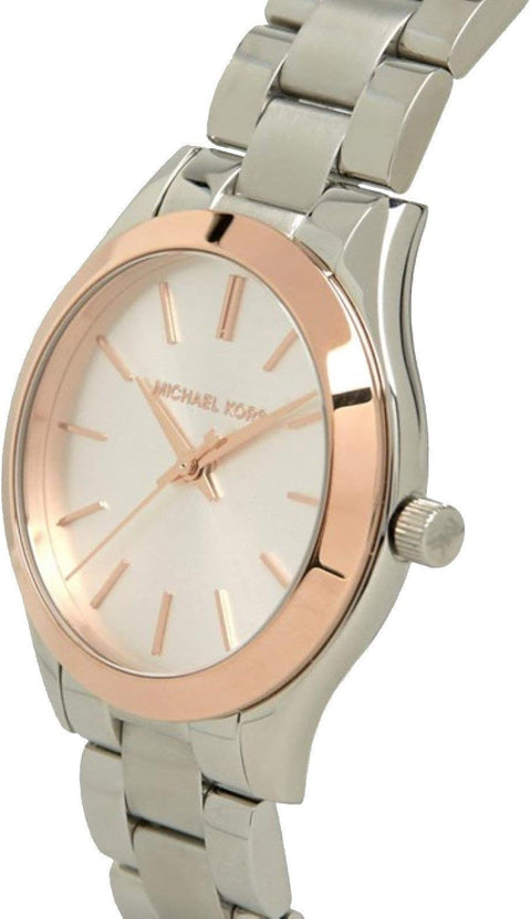 Women'S Watch Mini Slim Runway 33 Mm Case Size, Three Hand Movement, Stainless Steel Strap