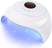 Led UV Nail Lamp 54W Nail Dryer Gel Nail Curing Lamp UV Light for Gel Nails Polishes with USB 3 Timer Auto Sensor