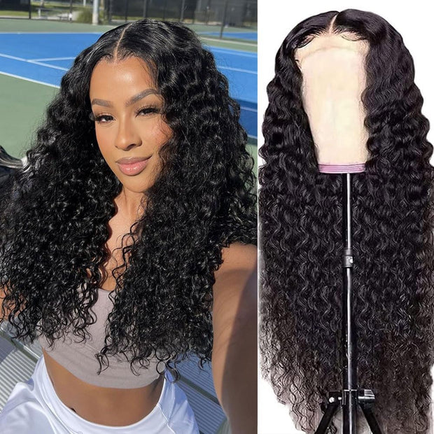 Body Wave Lace Front Wigs Human Hair Pre Plucked with Baby Hair 150% Density Glueless Brazilian Virgin 4X4 Lace Closure Human Hair Wigs for Black Women Natural Color 10 Inch