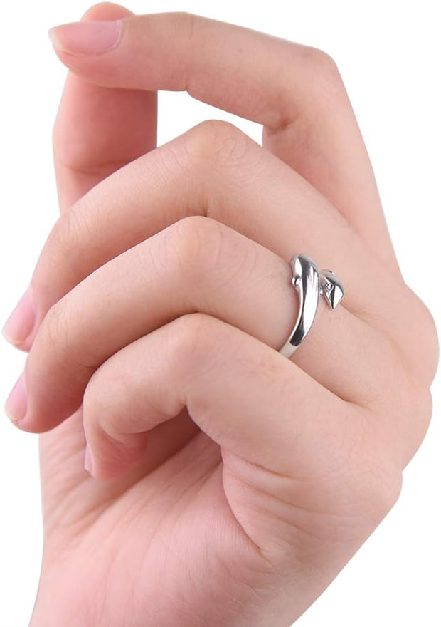 9Pcs Silver Adjustable Rings Set Knot Adjustable Finger Ring Joint Ring Toe Ring Beach Jewelry Gifts for Women Girls