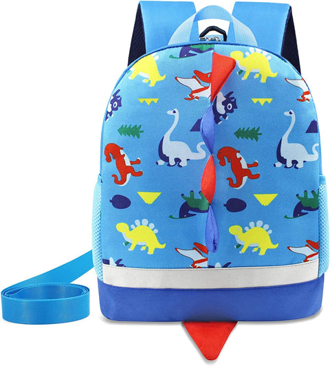 Dinosaur Kids Backpack Rucksack Bag Boys for Toddler with Reins Kindergarten Nursery Backpack Navy