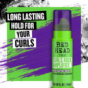 Bed Head by  | Curls Rock Amplifier Curly Hair Cream | anti Frizz Hair Products for Beautifully Defined Curls | Hair Styling Product for Curly or Wavy Hair | 113Ml