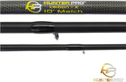 10Ft Carbon Match Float Coarse Fishing Rod Carbon Black & Bag