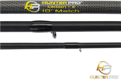 10Ft Carbon Match Float Coarse Fishing Rod Carbon Black & Bag