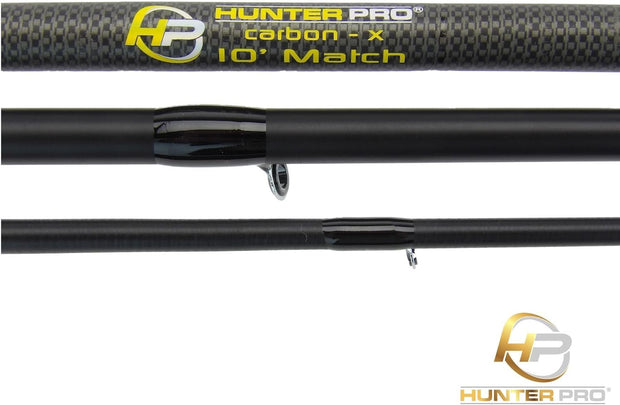 10Ft Carbon Match Float Coarse Fishing Rod Carbon Black & Bag