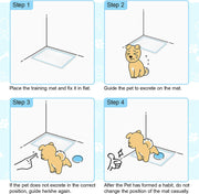 Rcruning-Eu 100 PACK Puppy Training Pads for Dog Pet Pee Absorbent Toilet Pee Wee Mat anti Slip Leakproof (100 PACK-45 * 33CM)