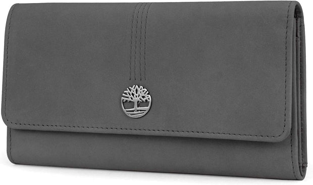 Women'S Leather RFID Flap Wallet Cluth Organizer, One Size