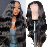 Body Wave Lace Front Wigs Human Hair Pre Plucked with Baby Hair 150% Density Glueless Brazilian Virgin 4X4 Lace Closure Human Hair Wigs for Black Women Natural Color 10 Inch