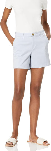 Women'S Mid-Rise Slim 12-Centimetre Inseam Khaki Short (Available in Straight and Curvy Fits)