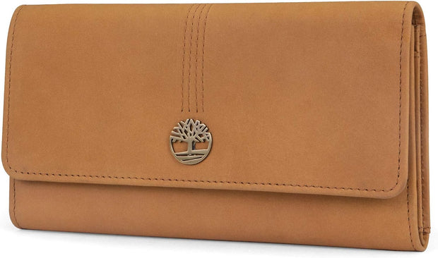 Women'S Leather RFID Flap Wallet Cluth Organizer, One Size