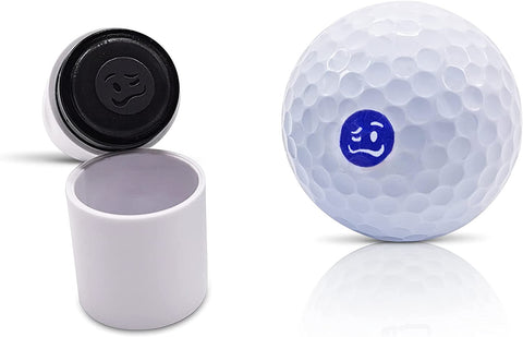 Golf Ball Stamp Marker Multiple Designs Faces, Emojis, Icons & More