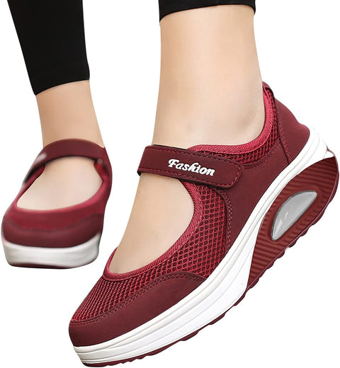 2024 New- Shoes Platform Sport Breathable Fashion Running Lightweight Casual Shoes Women'S Women'S Casual Shoes Vulcanize Shoes Women