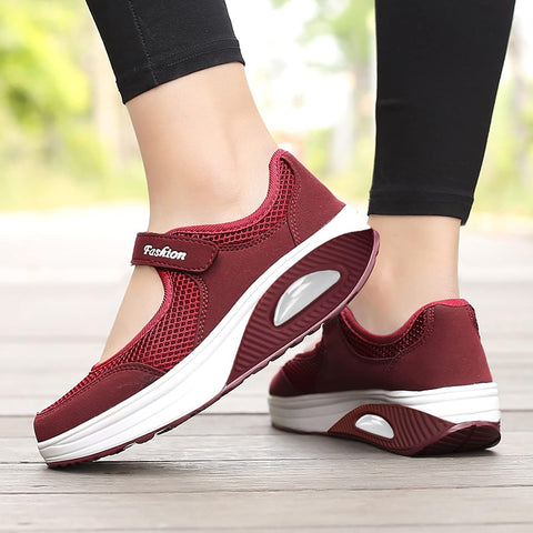 2024 New- Shoes Platform Sport Breathable Fashion Running Lightweight Casual Shoes Women'S Women'S Casual Shoes Vulcanize Shoes Women