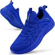 Trainers Men Running Shoes Tennis Sports Training Walking Gym Athletic Fitness Fashion Sneakers Trainers for Men Breathable Lightweight Comfortable Outdoor Flat Shoes for Jogging