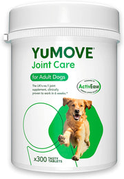 Yumove Adult Dog | Joint Supplement for Adult Dogs, with Glucosamine, Chondroitin, Green Lipped Mussel | Aged 6 to 8 | 300