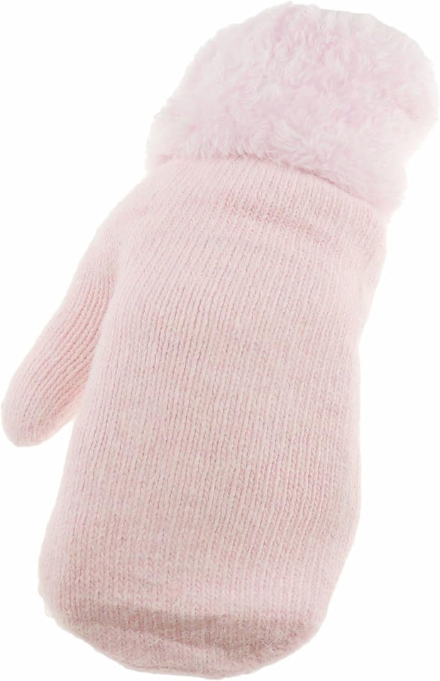 Womens Girls Soft Cable Luxury Knitted Knit Thermal Fleece Lined Warm Winter Outdoor Hiking Cold Weather Skiing Snowboarding Christmas Birthday Gift Idea Hand Warmers Gloves Mitts Mittens