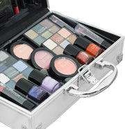 The Color Workshop - Bon Voyage Makeup Set - Fashion Train Case with Complete Professional Makeup Kit for Eyes, Face, Nails and Lips - Makeup Gift Set for Girls, Teenagers and Women - Beauty Case