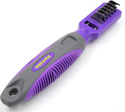 Dogs and Cats Dematting Tool - Premium Deshedding Brush, Matt Breaker & Splitter for Grooming - Ideal for Removing Matted Fur and Loose Undercoat - Perfect Dematting Comb for Shedding Control