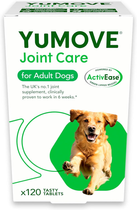 Yumove Adult Dog | Joint Supplement for Adult Dogs, with Glucosamine, Chondroitin, Green Lipped Mussel | Aged 6 to 8 | 300