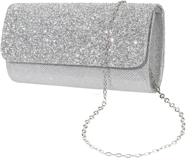 Clutch Bag Evening Bag Handbags Purse Handbag with Detachable Chain Strap for Wedding Cocktail Party Ladies