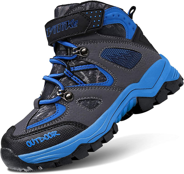 Kids Hilking Boots Outdoor Climbing Trainers Travelling Sports Shoes Non-Slip Hiker Snow Boots