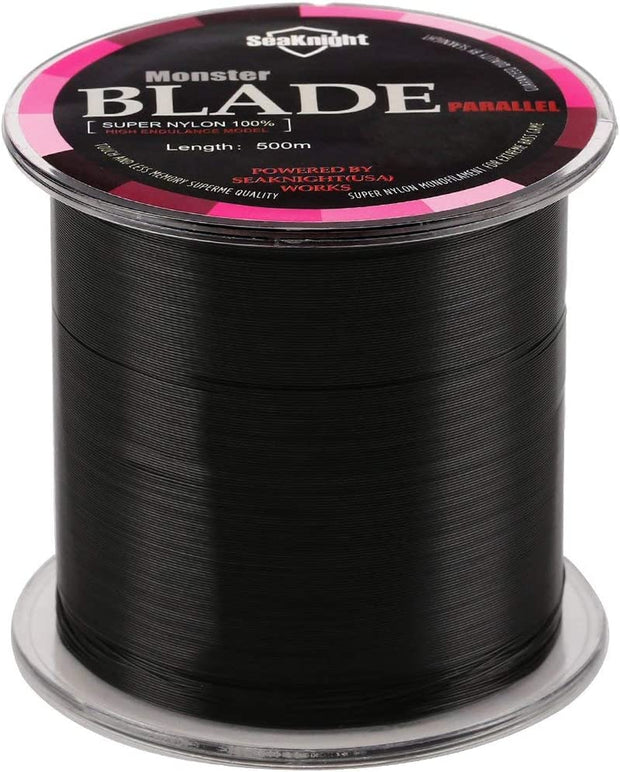 BLADE Nylon Fishing Line 500M/1000M Japanese Material Monofilament Carp Fishing Line Saltwater Sea Fishing 6 Colors 2-35LB