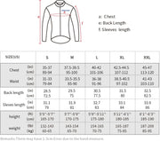 Men'S Cycling Jersey Long Sleeve Cycling Top with 3 Deep Pockets 6030